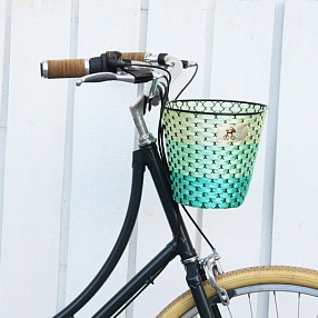 Корзина хорошая бирюзовая