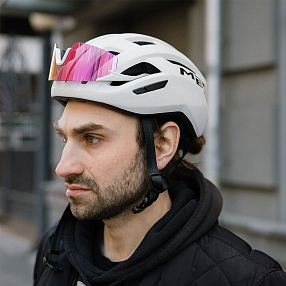 Солнцезащитные очки WhiteLab Visor Белый / Роза