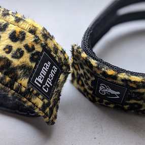 Стрепы Пеппа и Стрепа леопард с мехом