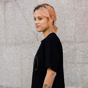 Футболка it's my!bike с вышивкой цветной велосипед