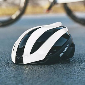 Велосипедный шлем ROCKBROS Lucien Buysse черно-белый L