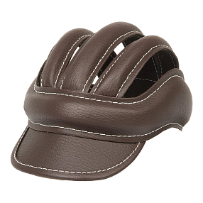 Ретро-шлем из искусственной кожи