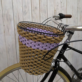 Корзина хорошая канатно-сиреневая