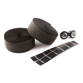 Обмотка корковая на руль CLARKS черная