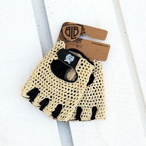 Велоперчатки Brick Lane Bikes бежевые (разные размеры)