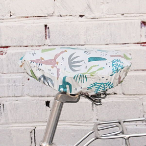 Непромокаемый чехол на седло Кактусы