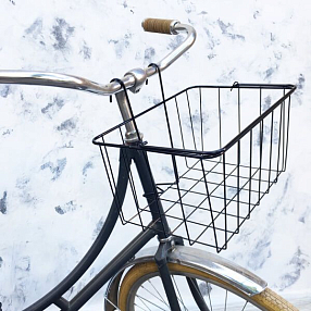 Велосипедная металлическая корзина Itsmybike черная Жирарден