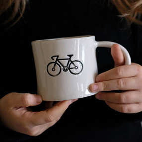 Кружка с велосипедом