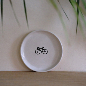 Тарелка с велосипедом 15 см