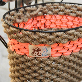 Корзина хорошая канатно-коралловая