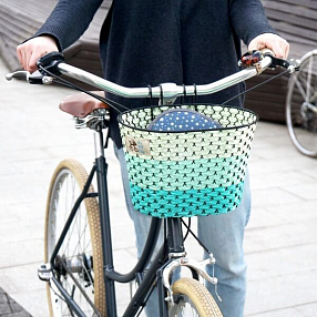 Корзина хорошая бирюзовая