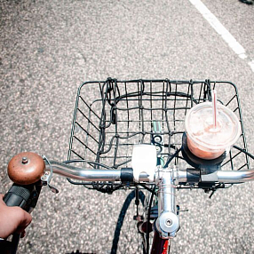 Велосипедный подстаканник Белый