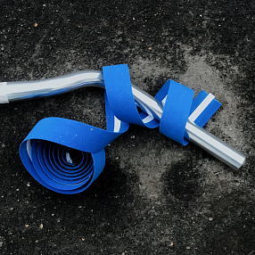 Обмотка корковая на руль CLARKS синяя