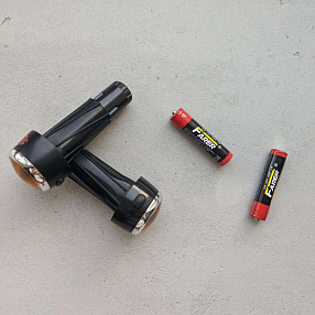 Светящаяся заглушки в руль велосипеда