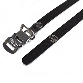 Ремешки для туклипс BLB Single Leather Straps Black
