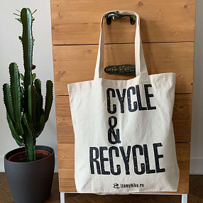 Шоппер CYCLE and RECYCLE