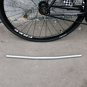 Руль прямой серебристый M-Wave