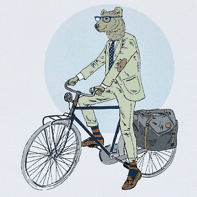 Плакат it's my!bike Пятничные медведи