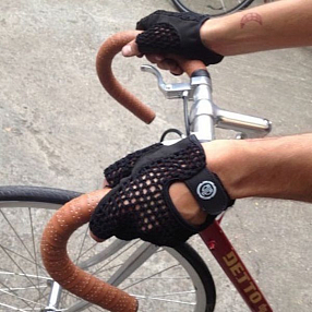 Велосипедные перчатки Brick Lane Bikes черные (разные размеры)