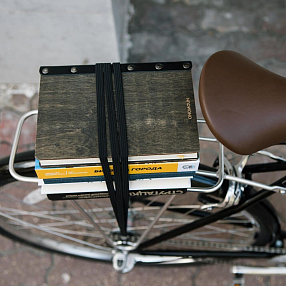 Багажная резинка тройная для велосипеда 55 см NUVO черная