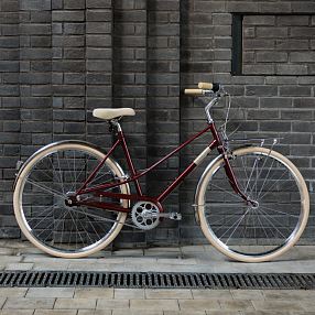 Велосипед CREME CAFERACER LADY SOLO BORDEAUX (7 speed) M