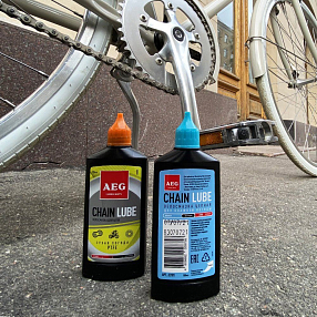 Смазка для цепи велосипеда AEG Сухая погода с тефлоном 100мл