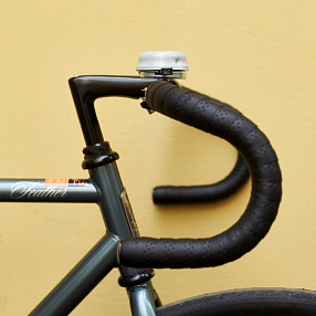 Звонок it's my!bike серый металлик