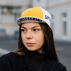 Пятипанельная велосипедная кепка San Pellegrino