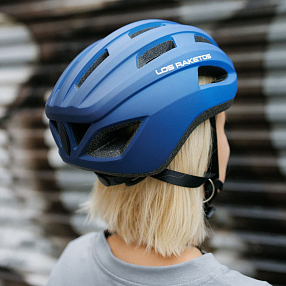 Велосипедный шлем Los Raketos FLASH Gradient Navy S-M