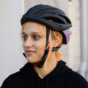 Велосипедный шлем Los Raketos VERTIGO Black-Rose S-M