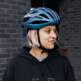 Велошлем MET Estro MIPS Navy/Teal M