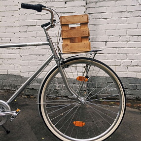 Велосипедный ящик Вася медовый