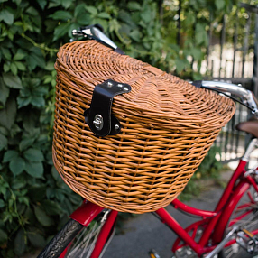 Корзина Адель Шампанская с крышкой