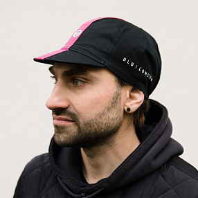 Пятипанельная велосипедная кепка London Magenta