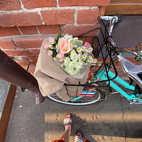 Велосипедная металлическая корзина Itsmybike черная Жирарден