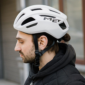 Велошлем MET Allroad Matt White M