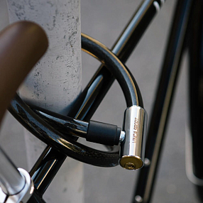 Велосипедный тросовый замок 20х1000 мм черный Vinca